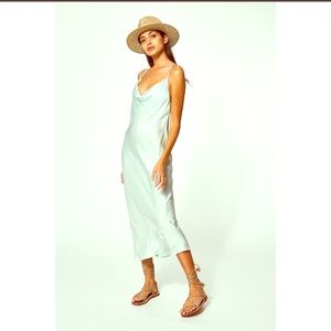 YFB slip dress / sweetie mint color.